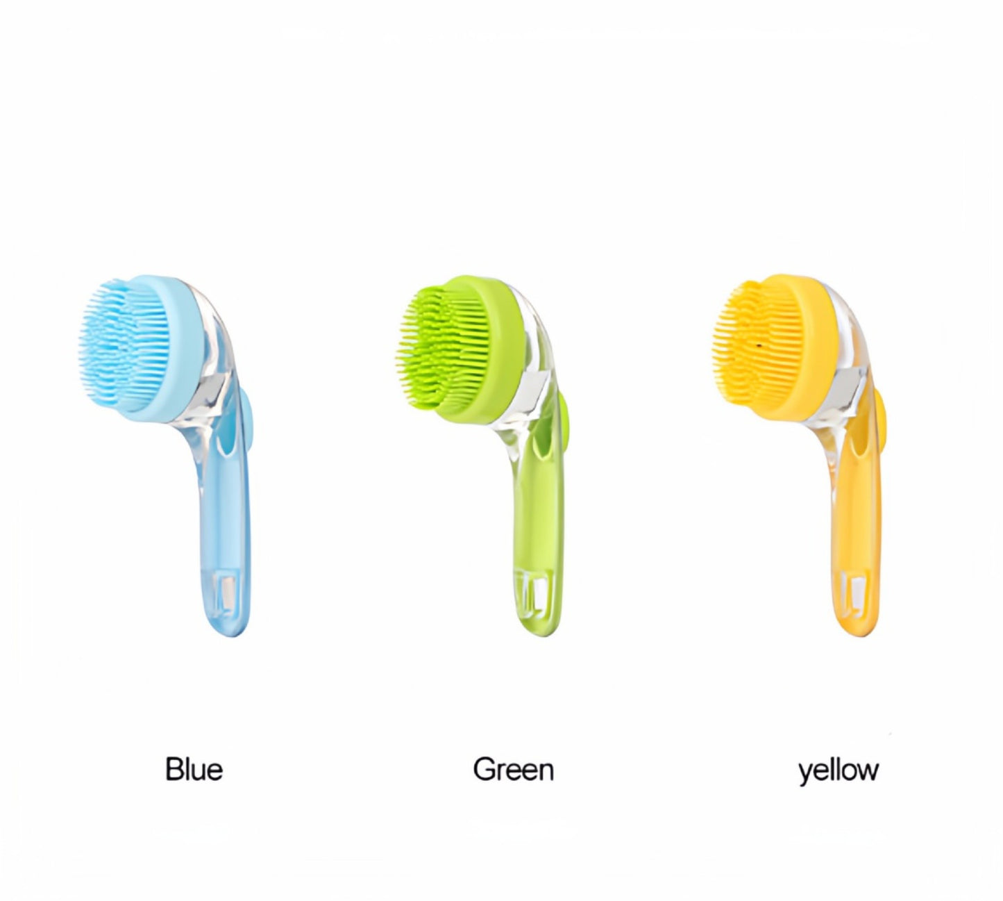Pet Bath Brush - Massage & Scrubbing Tool for Dogs & Cats During Bath Time