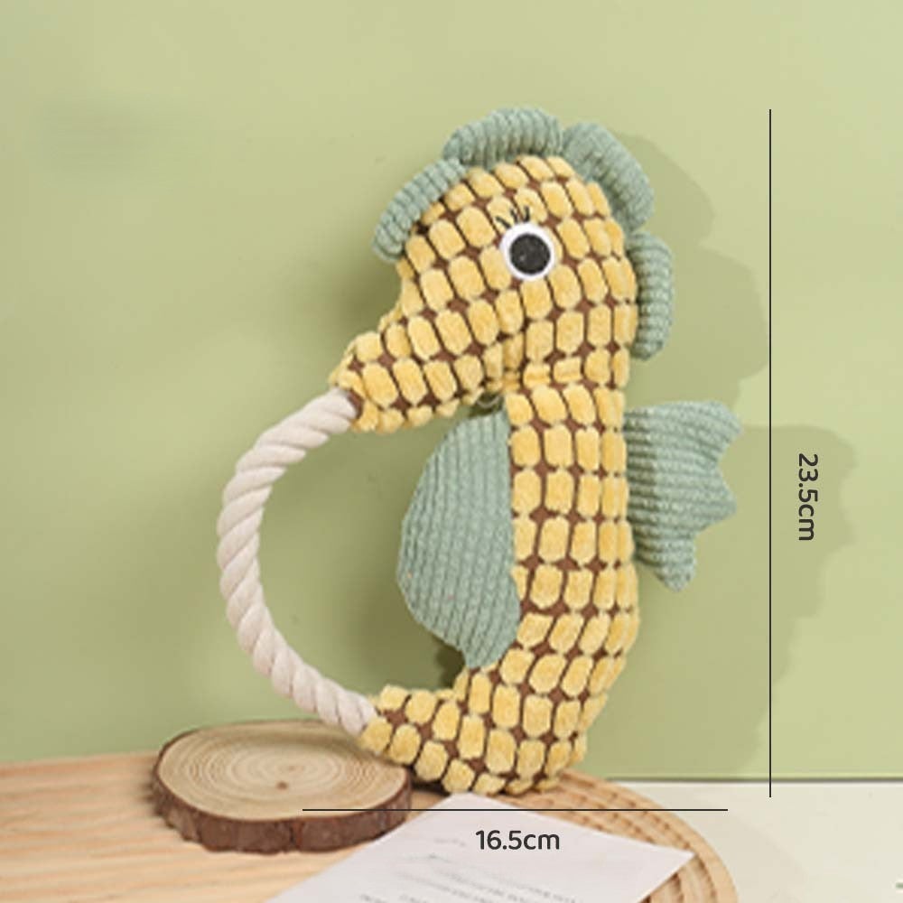 Silly Donkey Squeaky Plush Dog Toy