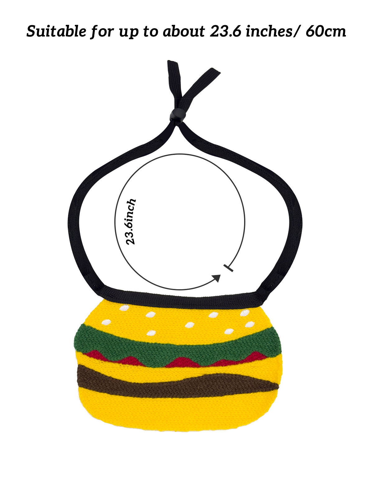 Cat Dog Collar Bandana Knitted Bib Cute