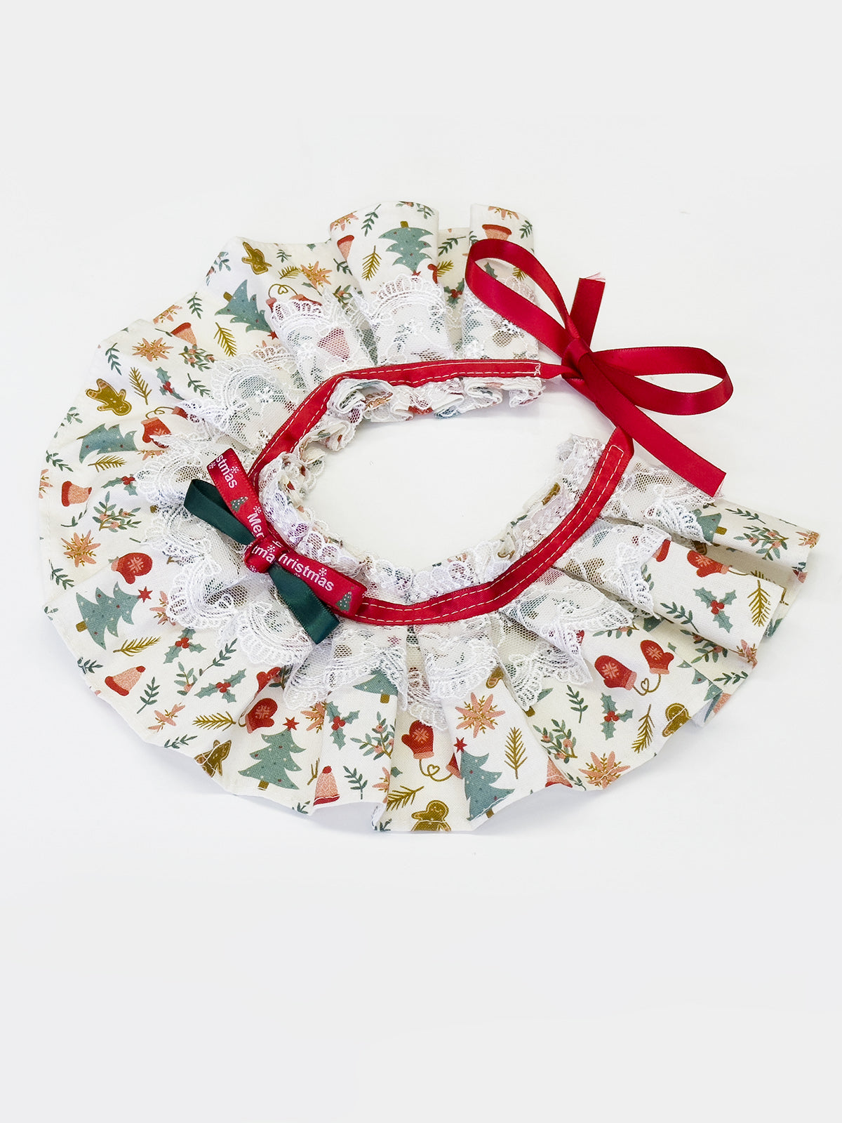 Cat Dog Collar Bandana Bowknot Christmas