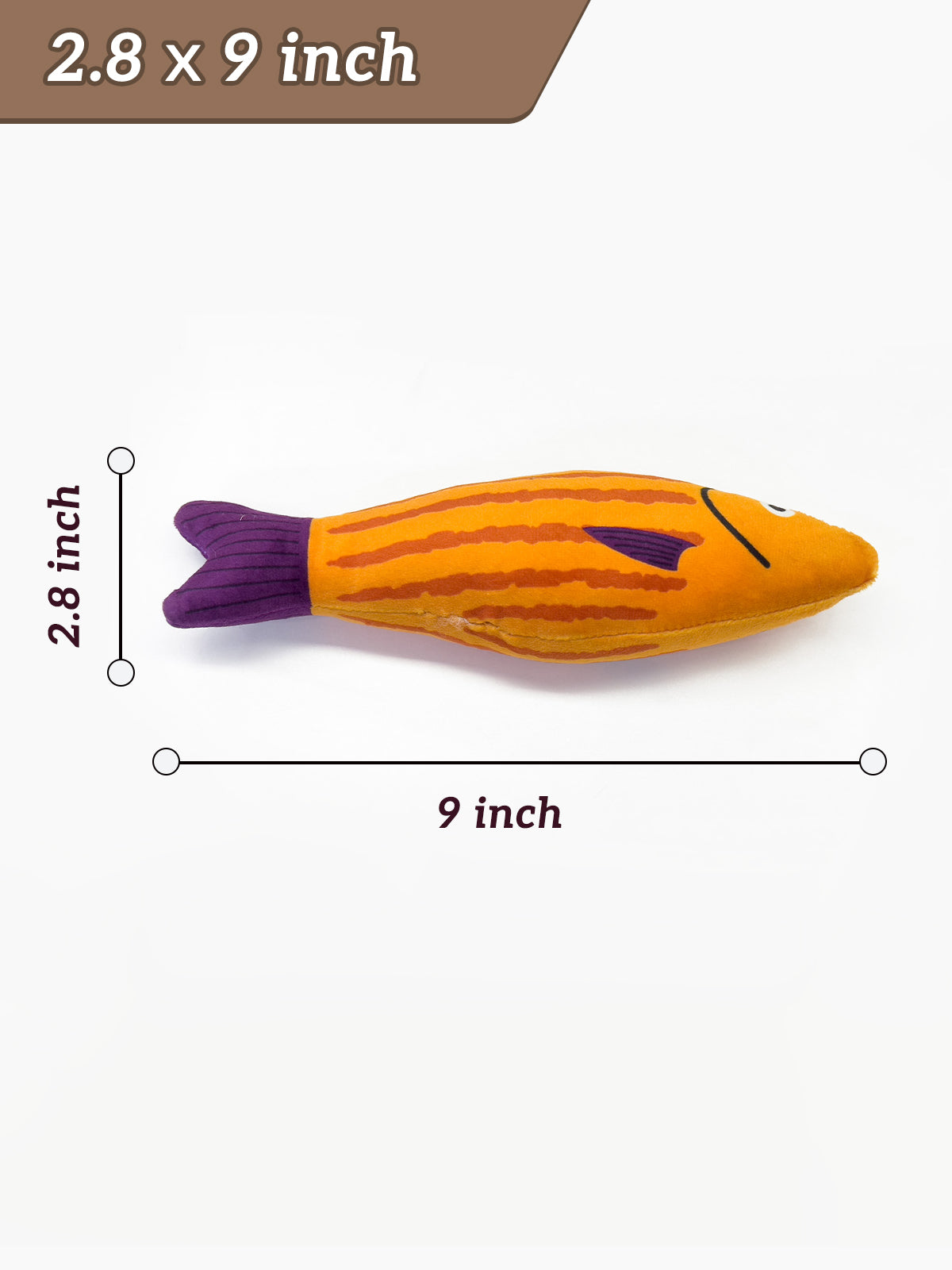 Pet Toys 9 inches Crinkle Sound Bell Ring Squeak