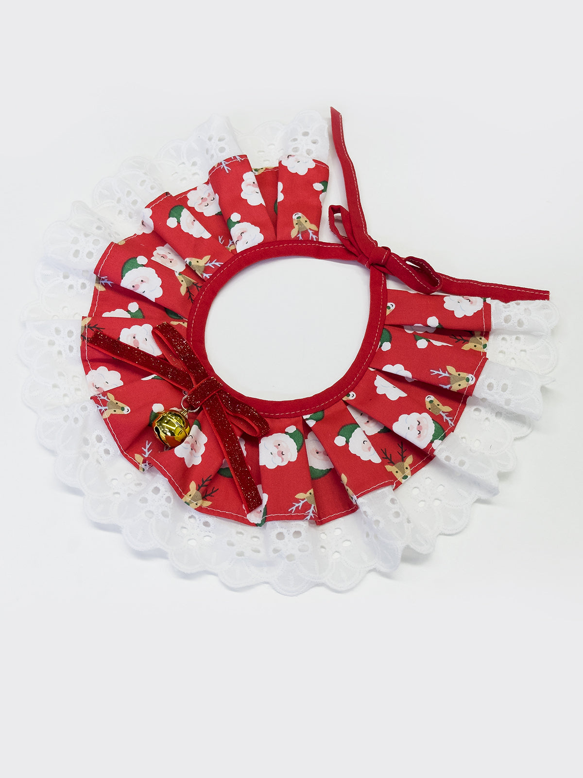 Cat Dog Collar Bandana Bowknot Christmas Bell