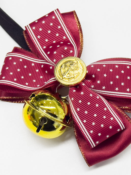 Cat Dog Collar Bandana Bowknot Bell Cute