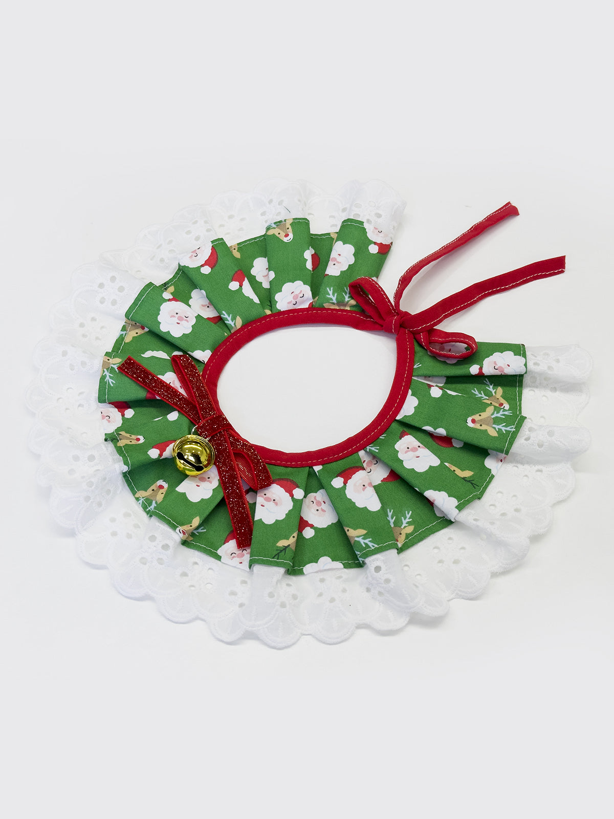 Cat Dog Collar Bandana Bowknot Christmas Bell