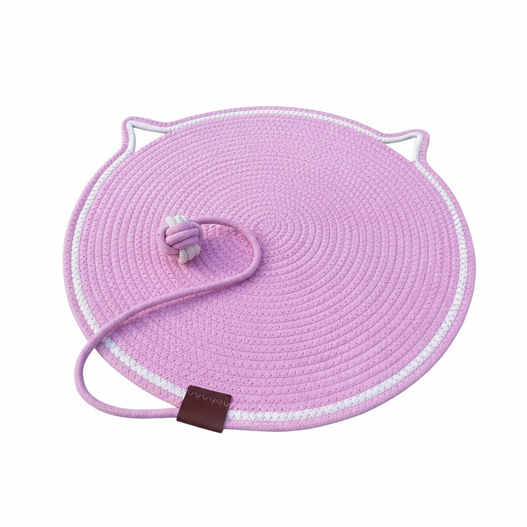 Cat Scratching Pad & Sleeper - Year-Round Sisal Toy, Scratch-Resistant & Shed-Free