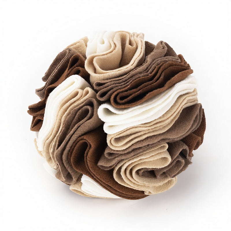 Snuffle Ball Treat Toy - Interactive Dog Sniffing Puzzle for Foraging Fun & Slow Feeding