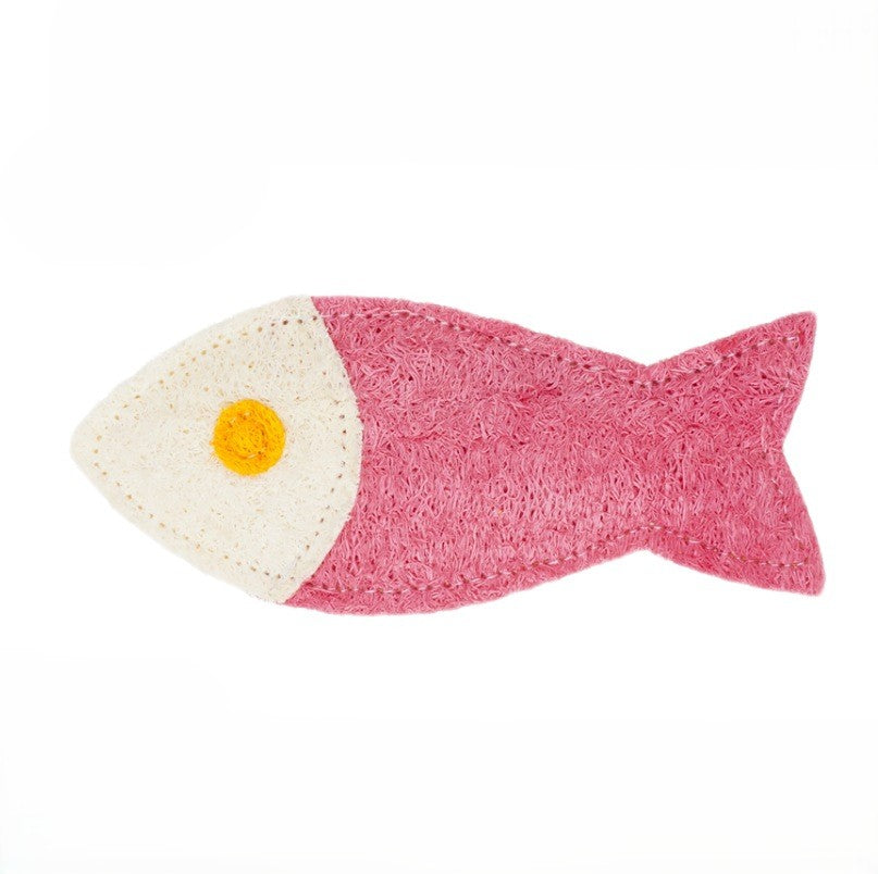 Organic Luffa Cat Toy Trio - Chew, Scratch, Tease for Dental Health & Fun