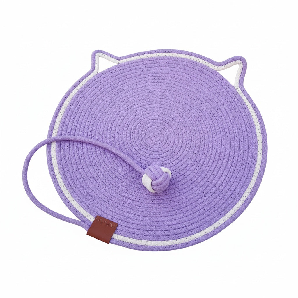 Cat Scratching Pad & Sleeper - Year-Round Sisal Toy, Scratch-Resistant & Shed-Free