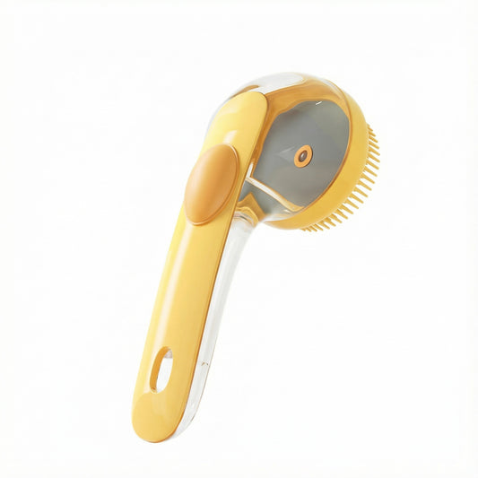 Pet Bath Brush - Massage & Scrubbing Tool for Dogs & Cats During Bath Time