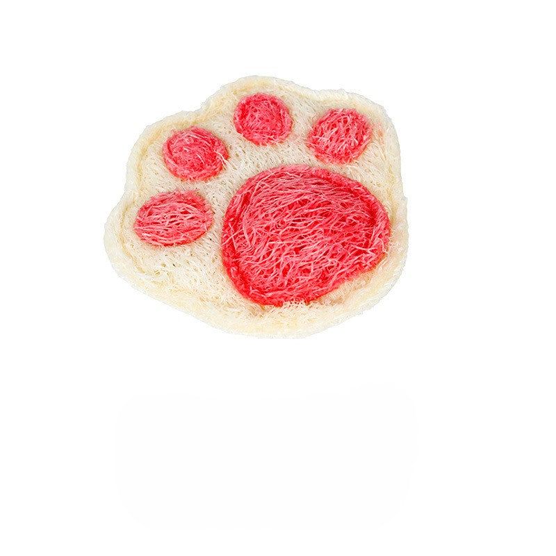 Organic Luffa Cat Toy Trio - Chew, Scratch, Tease for Dental Health & Fun