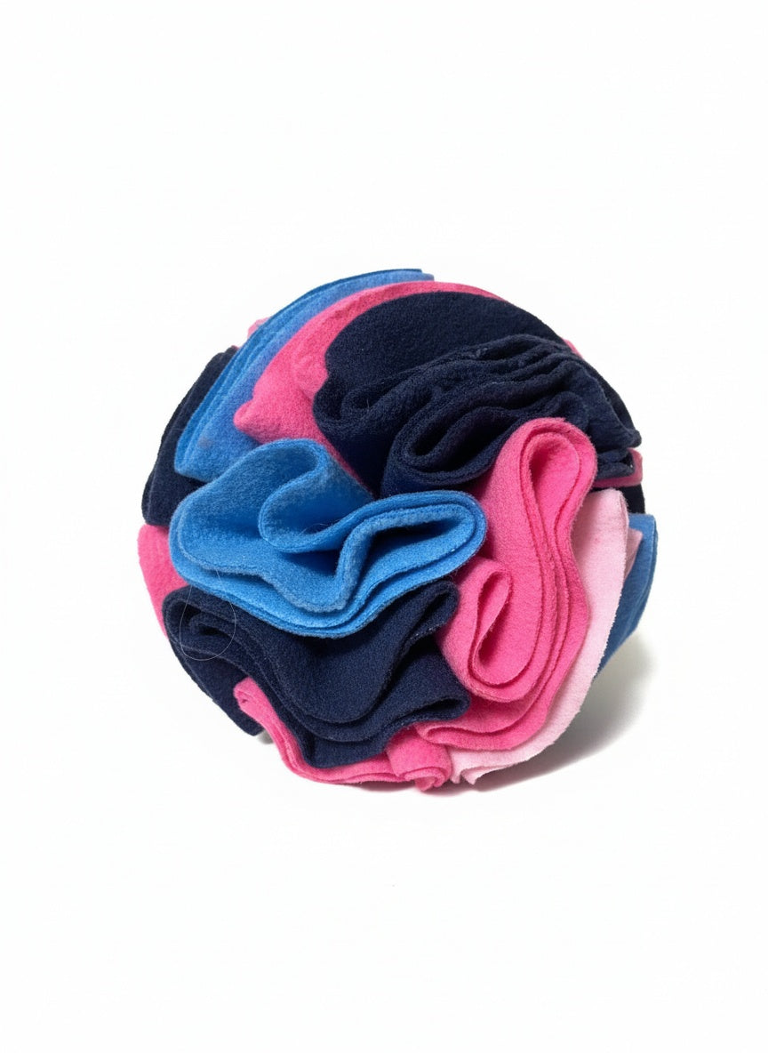 Snuffle Ball Treat Toy - Interactive Dog Sniffing Puzzle for Foraging Fun & Slow Feeding