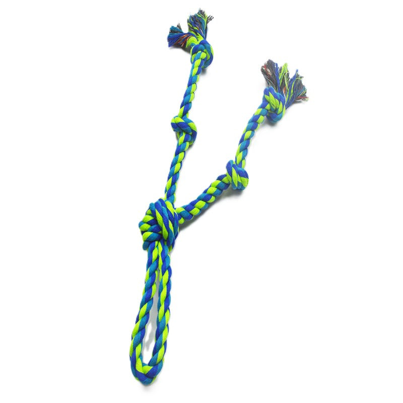Indestructible Dog Rope Toy - Interactive Tug & Chew for Aggressive Chewers