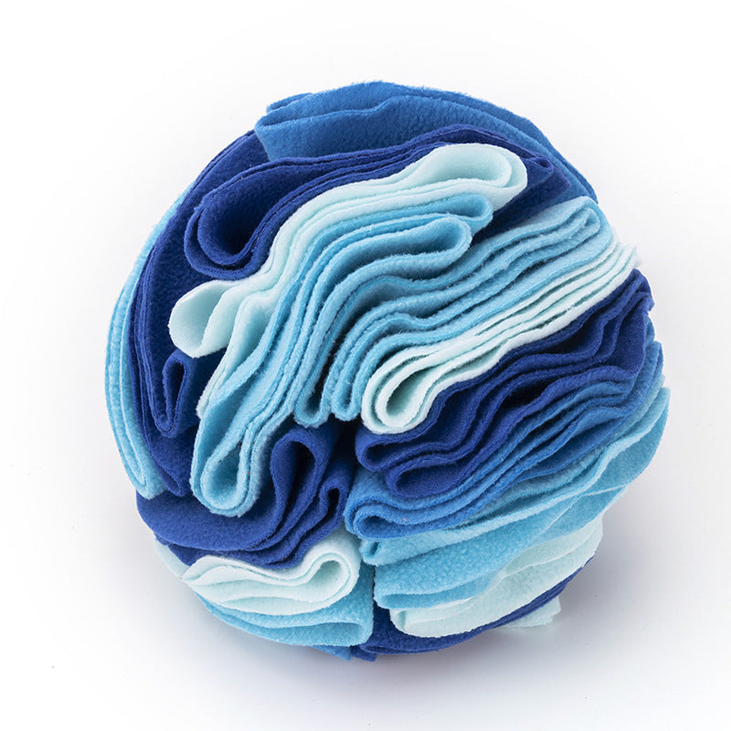 Snuffle Ball Treat Toy - Interactive Dog Sniffing Puzzle for Foraging Fun & Slow Feeding