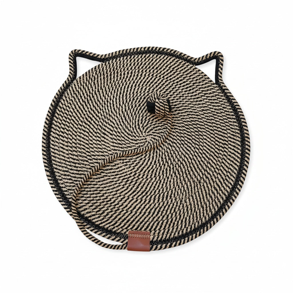 Cat Scratching Pad & Sleeper - Year-Round Sisal Toy, Scratch-Resistant & Shed-Free