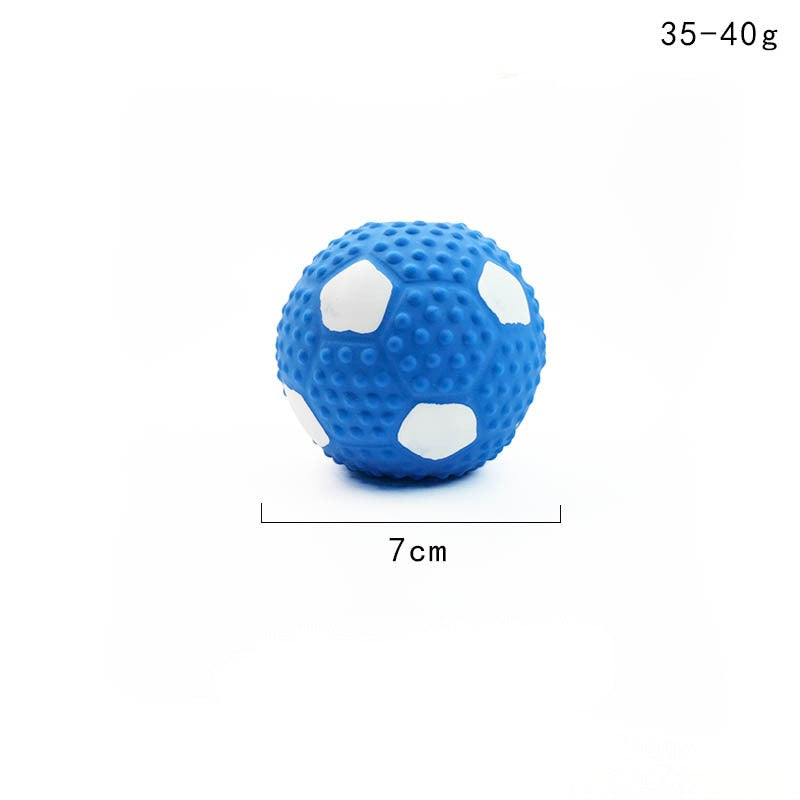 Indestructible Chew Ball Dog Toy - Squeaking Mental Stimulation & Dental Teething Toy for Dog