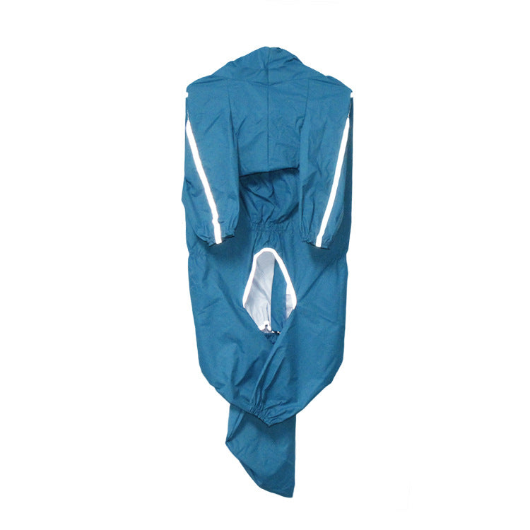 Full Coverage Dog Raincoat for Large Breeds - Waterproof All-Weather Coat for Border Collies, Golden Retrievers, Labradors