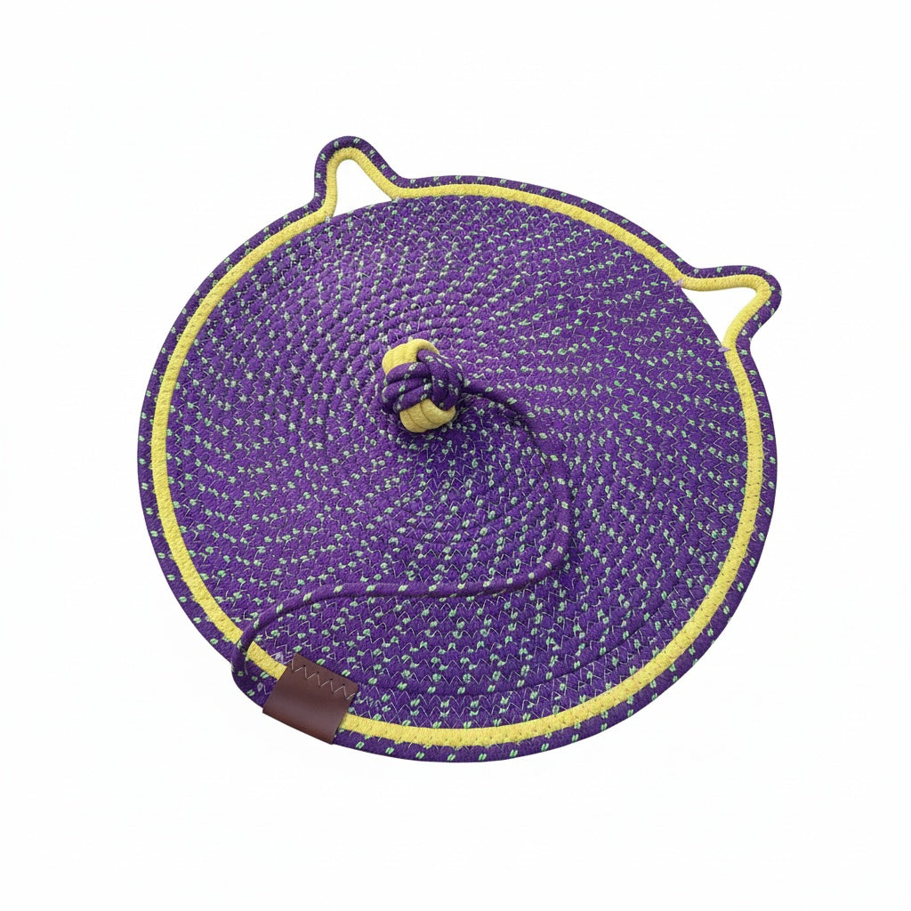 Cat Scratching Pad & Sleeper - Year-Round Sisal Toy, Scratch-Resistant & Shed-Free