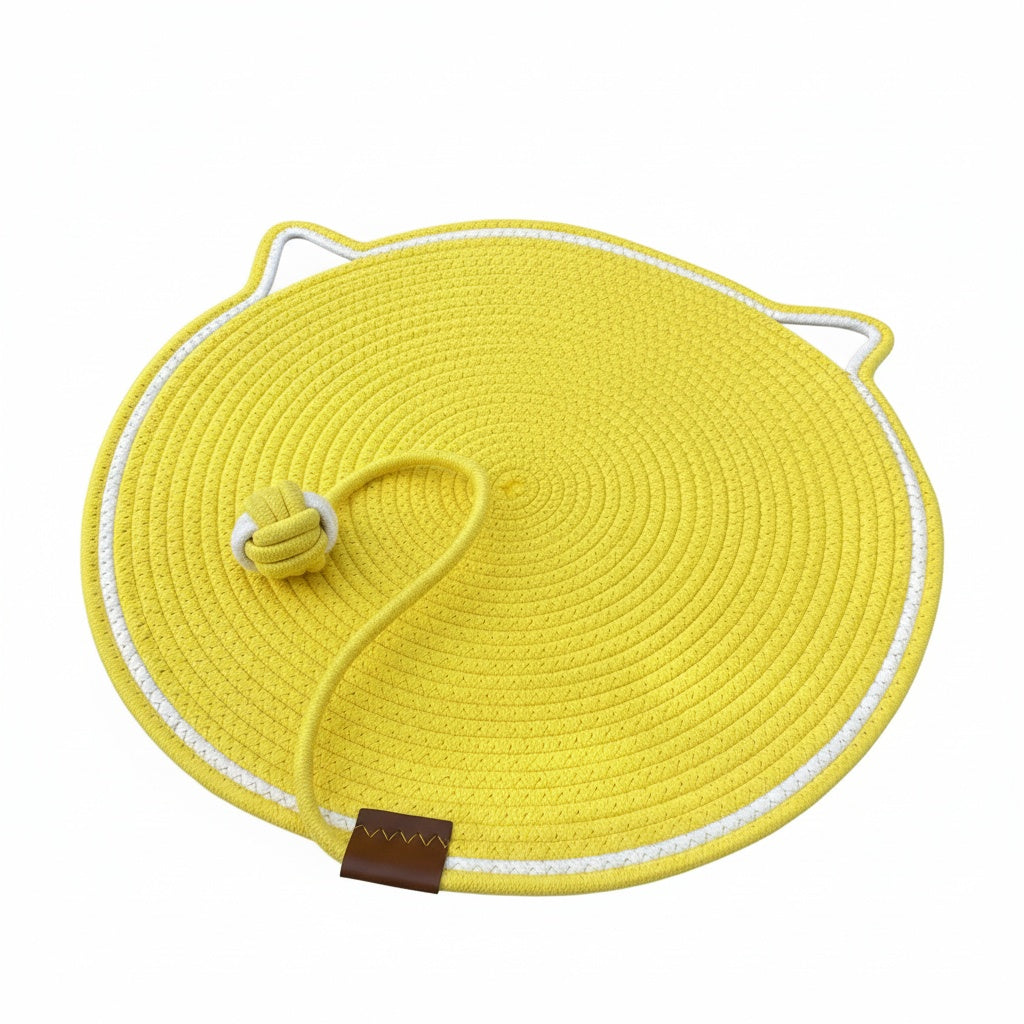 Cat Scratching Pad & Sleeper - Year-Round Sisal Toy, Scratch-Resistant & Shed-Free