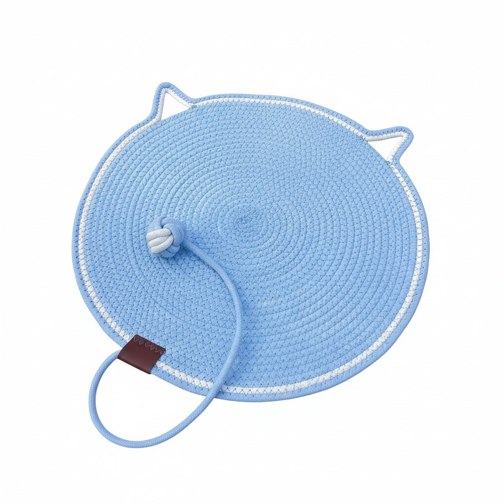 Cat Scratching Pad & Sleeper - Year-Round Sisal Toy, Scratch-Resistant & Shed-Free