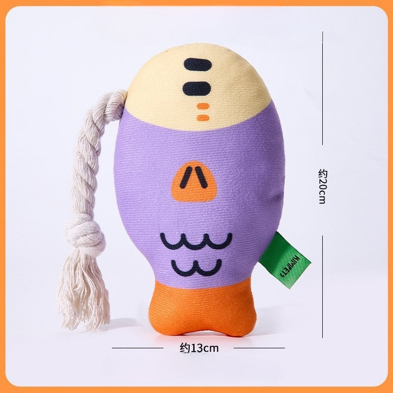 New Animal Squeaky Plush Dog Toys - Crinkle & Chew Resistant for Puppy Teething