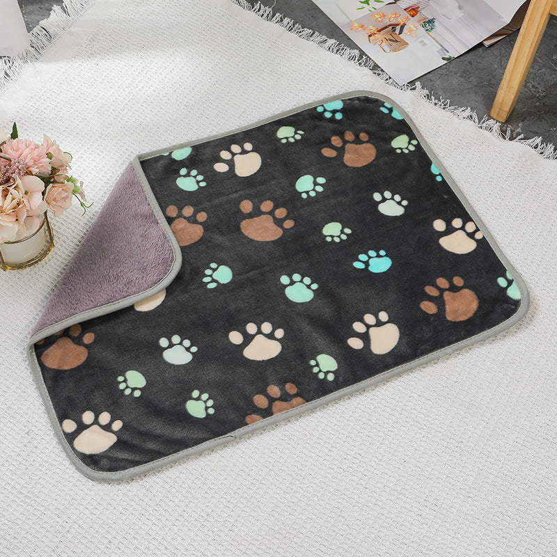 Waterproof Pet Throw Blanket - Flannel Top, Reversible, Machine Washable