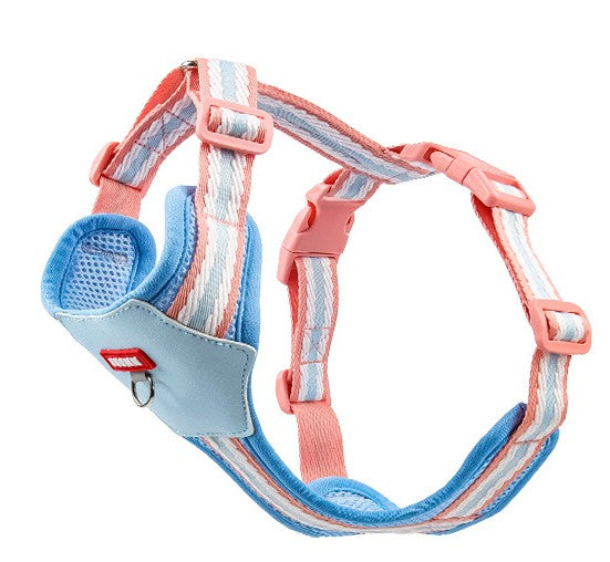 Dog Harness and Leash Set - Reflective, Colorful “Dopamine” Colors for Small Dogs