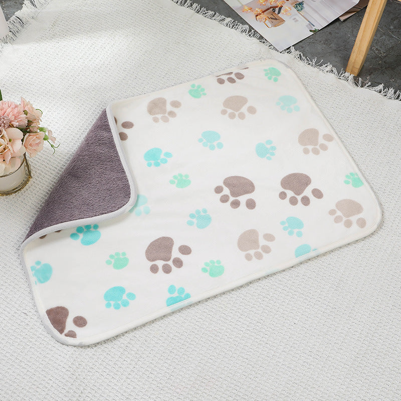 Waterproof Pet Throw Blanket - Flannel Top, Reversible, Machine Washable