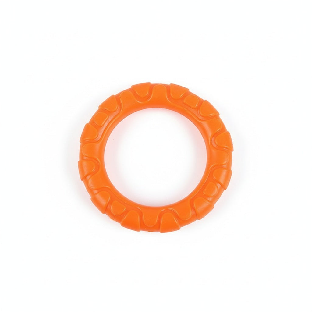 Triple Ring TPR Dog Chew Toy - Dental Cleaning, Boredom Relief for Dogs