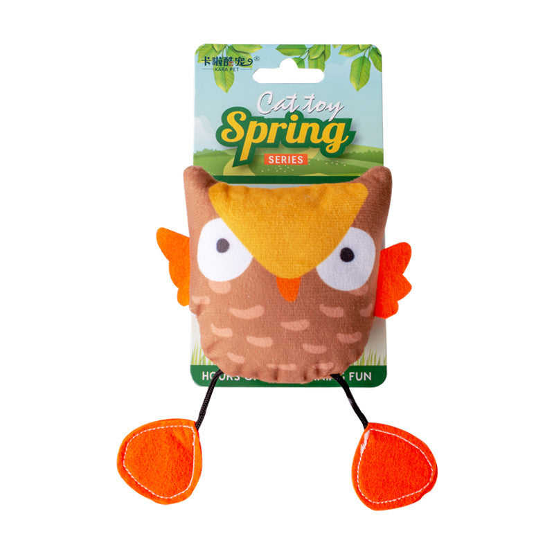 Catnip-Infused Teaser Wand & Chew Toy