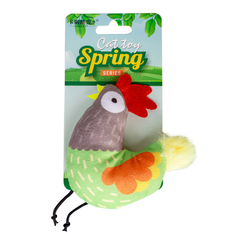 Catnip-Infused Teaser Wand & Chew Toy