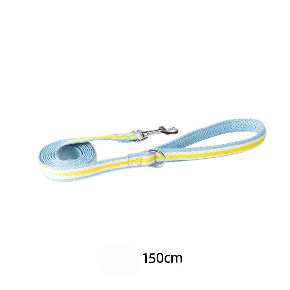 Dog Harness and Leash Set - Reflective, Colorful “Dopamine” Colors for Small Dogs