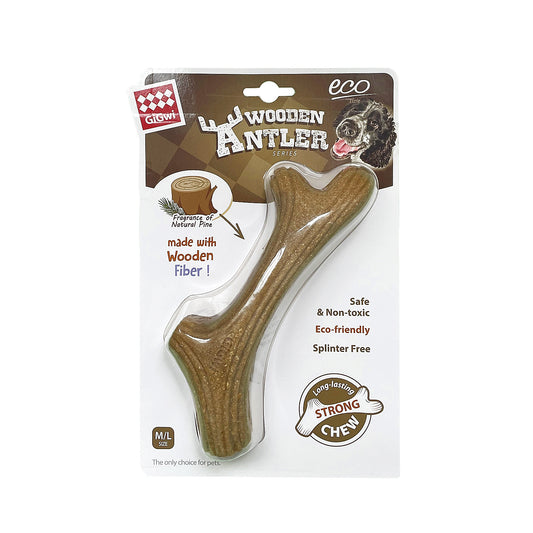 Natural Pine Deer Antler Chew - Durable Dog Chew Toy