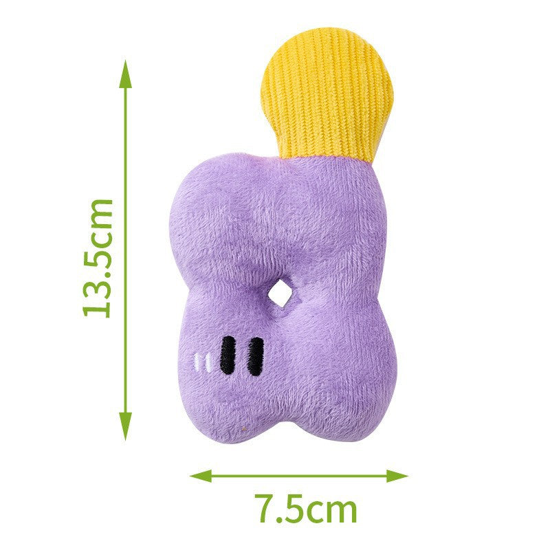 New Animal Squeaky Plush Dog Toys - Crinkle & Chew Resistant for Puppy Teething