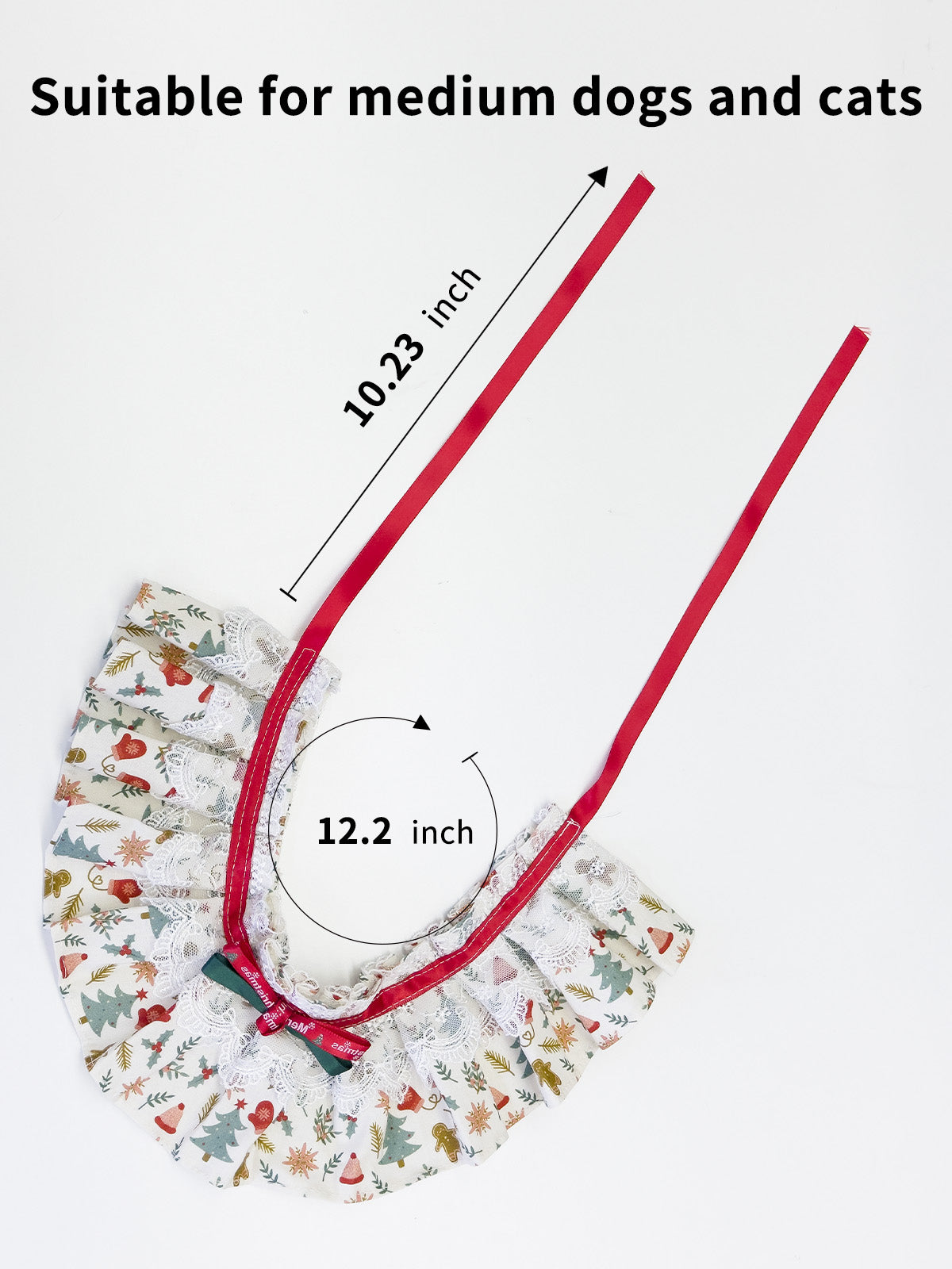 Cat Dog Collar Bandana Bowknot Christmas